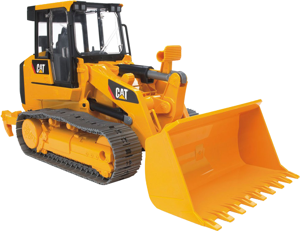 Yellow C A T Bulldozer Construction Equipment PNG
