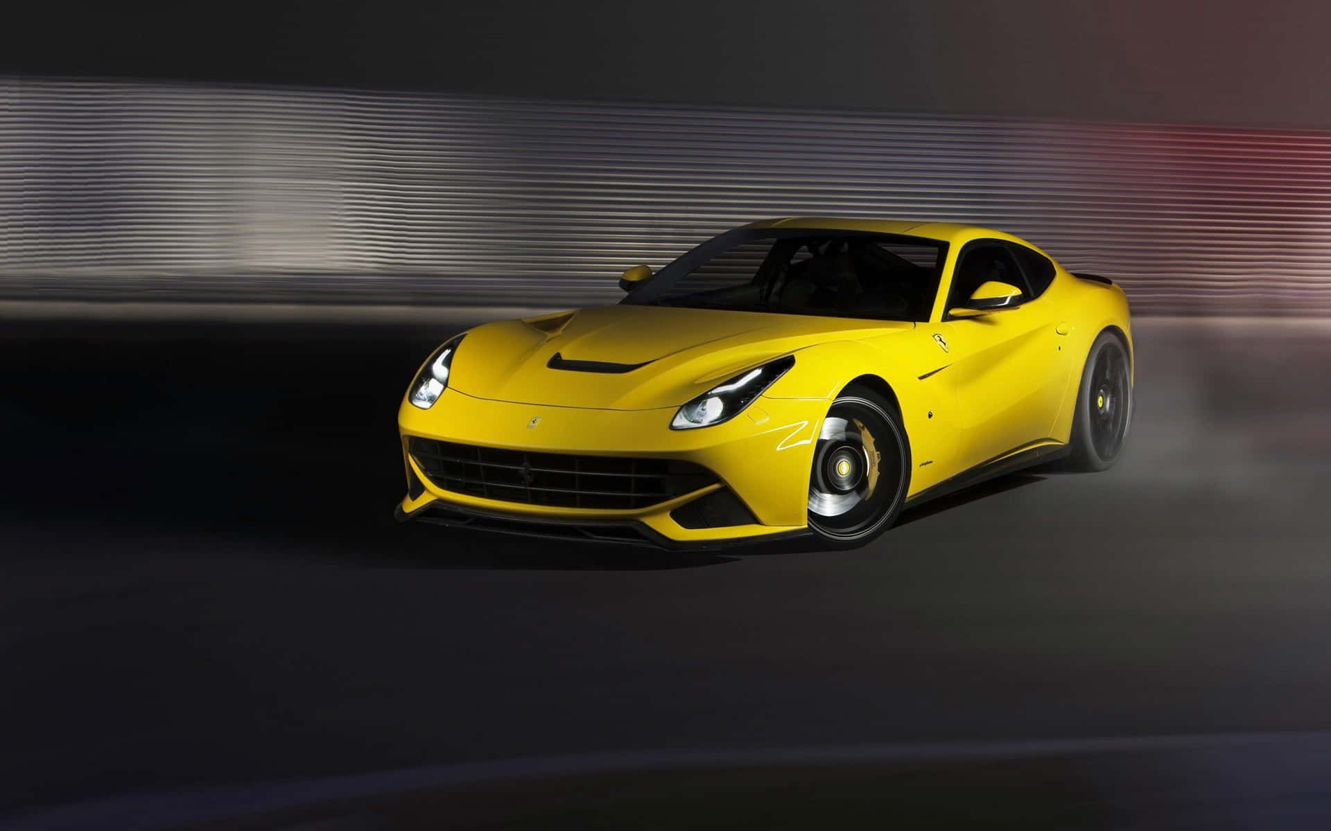 Stunning Yellow Sports Car Wallpaper