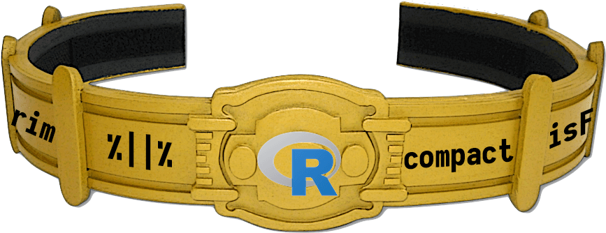Yellow Championship Belt Graphic PNG