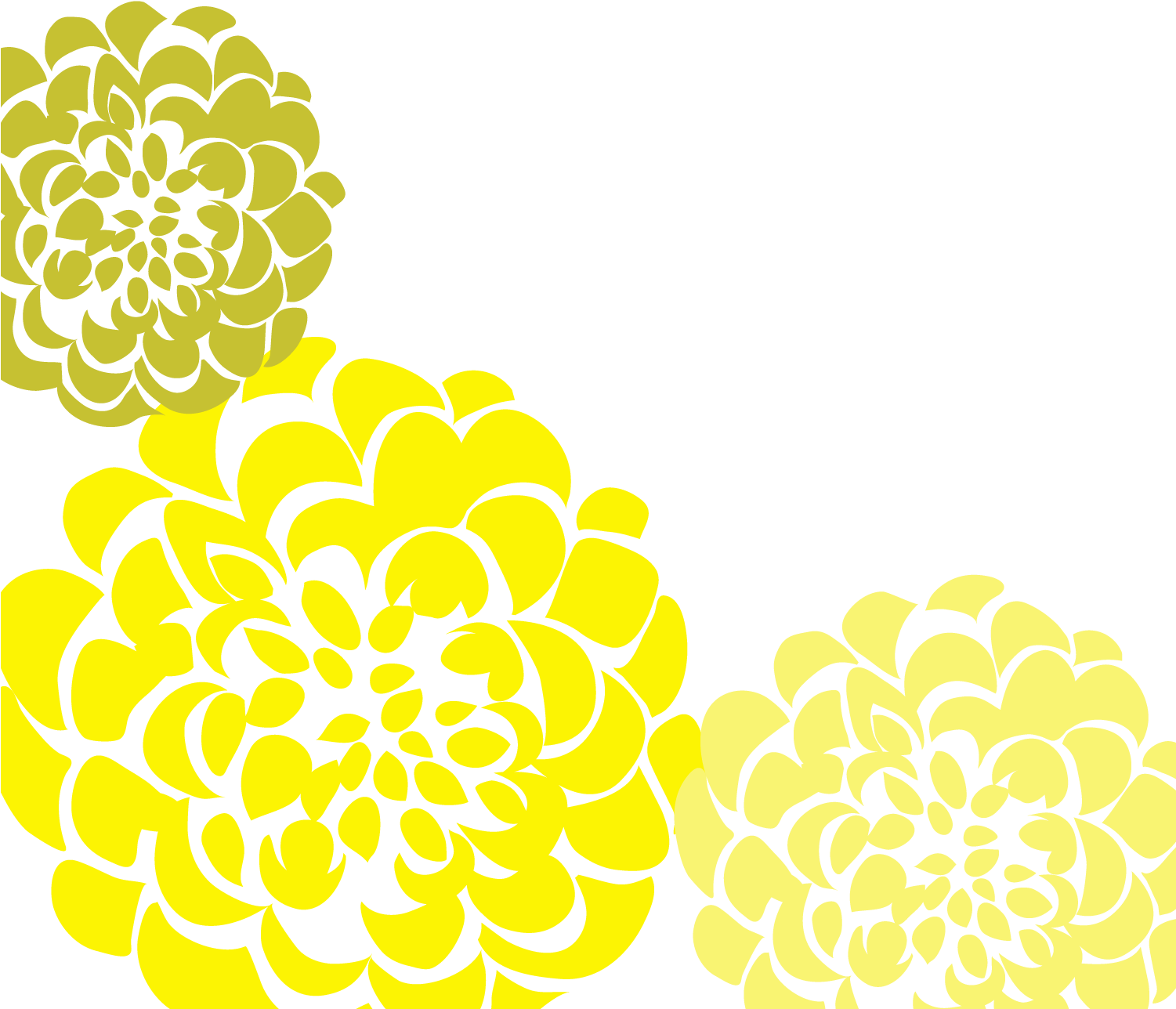 Yellow Chrysanthemum Graphic Design PNG