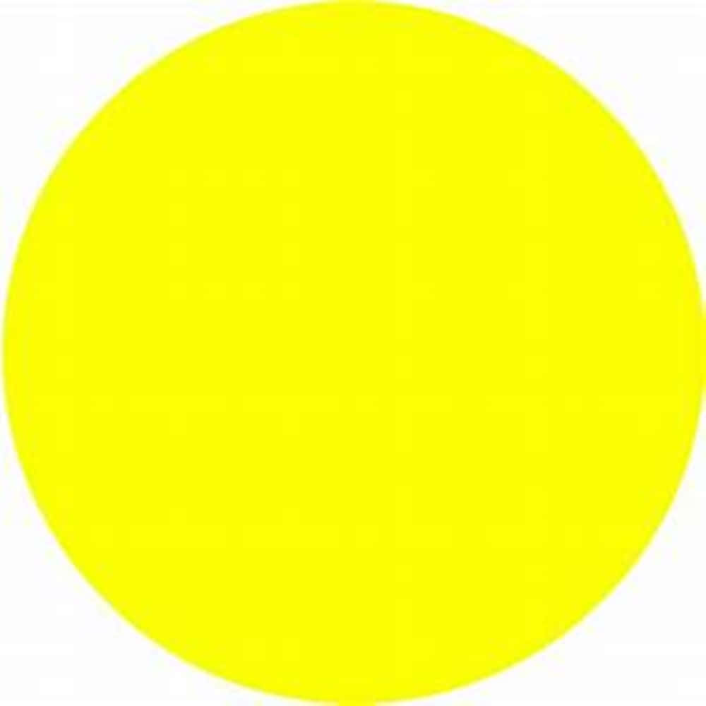 Vibrant Yellow Circle Wallpaper