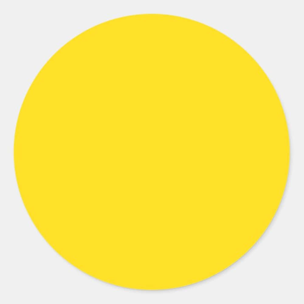 Vibrant Yellow Circle on a Gradient Background Wallpaper