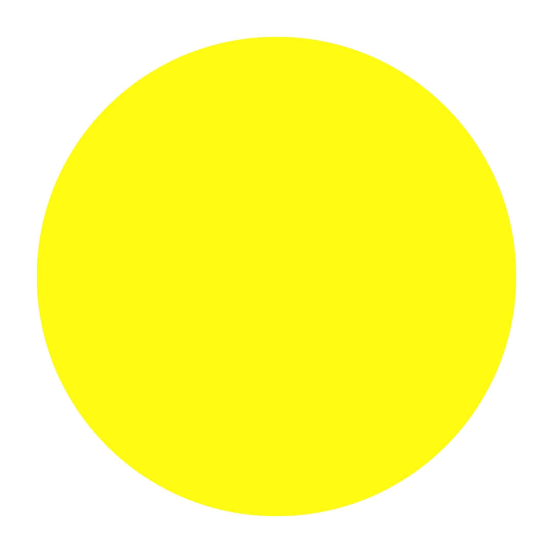 Vibrant Yellow Circle on Dark Background Wallpaper