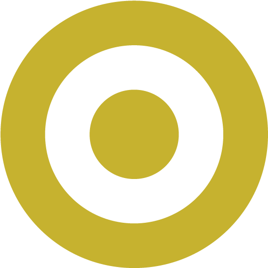 Yellow Concentric Circles Graphic PNG