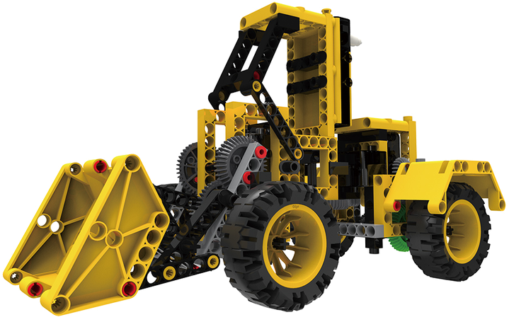 Yellow Construction Bulldozer Model PNG