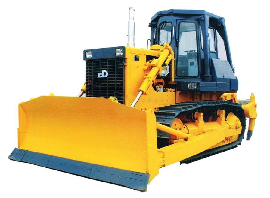 Yellow Construction Bulldozer PNG