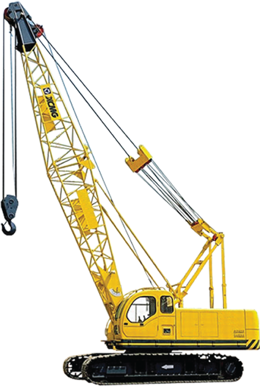 Download Yellow Crawler Crane | Wallpapers.com