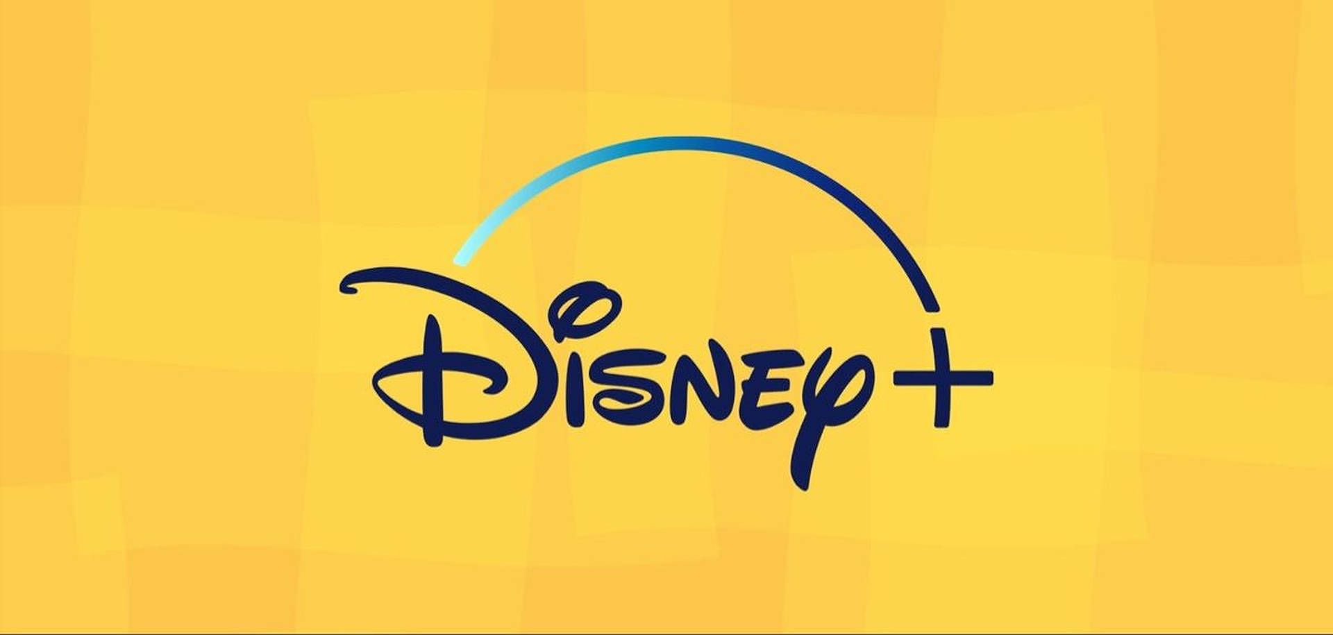 Download Yellow Disney Logo Plus Wallpaper 