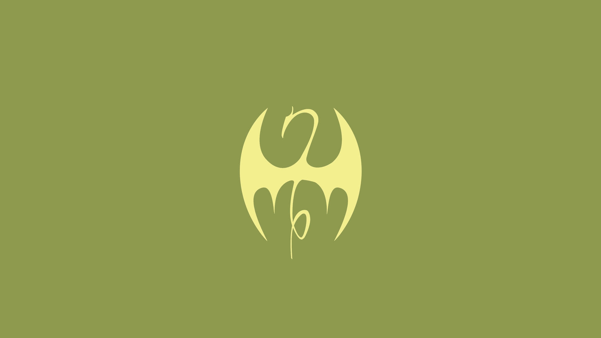 Gelbesdrachen-eisenfaust-emblem Wallpaper