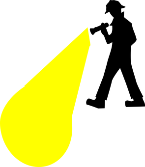 Yellow Drop Graphic Black Background PNG