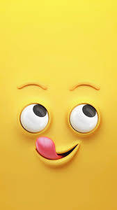 Yellow Emoji 4k Cartoon Wallpaper