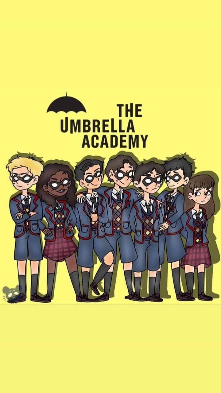 The Hargreeves Family from The Umbrella Academy Wallpaper