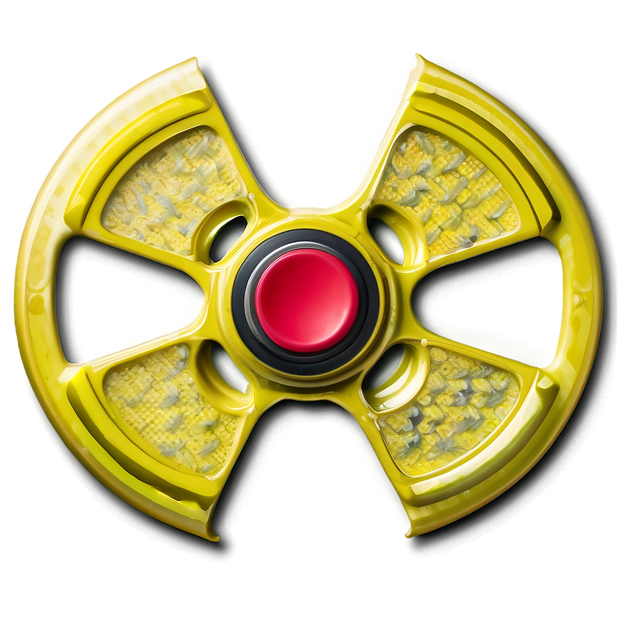 Yellow Fidget Spinner Png Pbh9 PNG