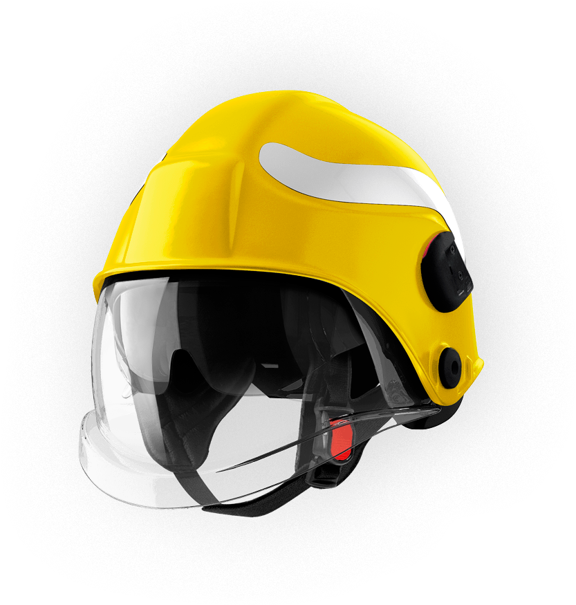 Yellow Firefighter Helmet PNG