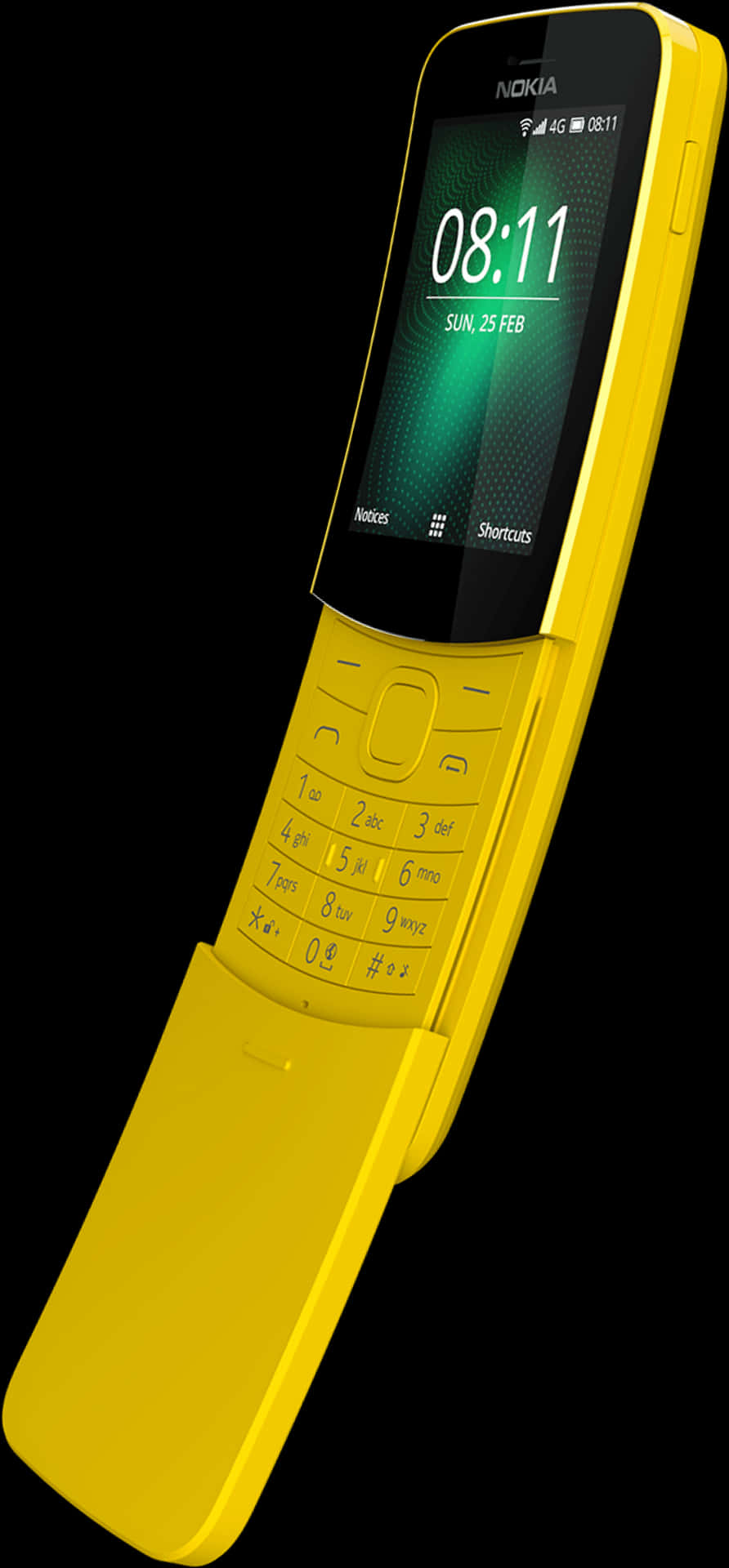 Yellow Flip Phone Nokia PNG