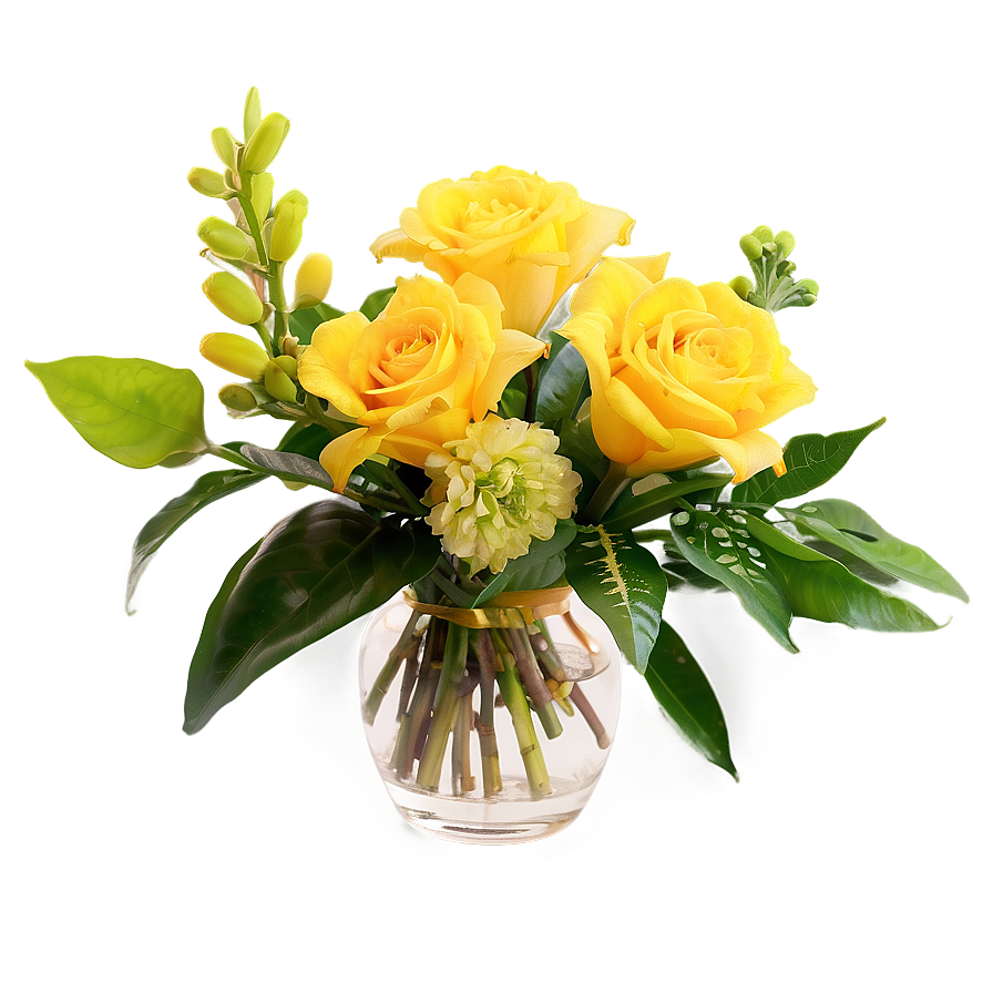 Yellow Flower Arrangement Png Lov PNG