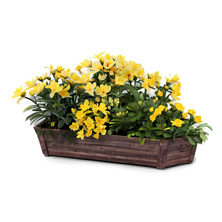 Yellow Flower Garden Png 78 PNG