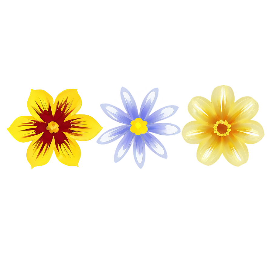 Yellow Flower Sketch Png Fqe32 PNG