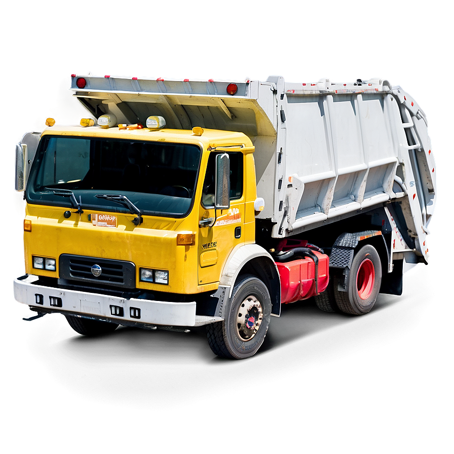 Yellow Garbage Truck Png 58 PNG