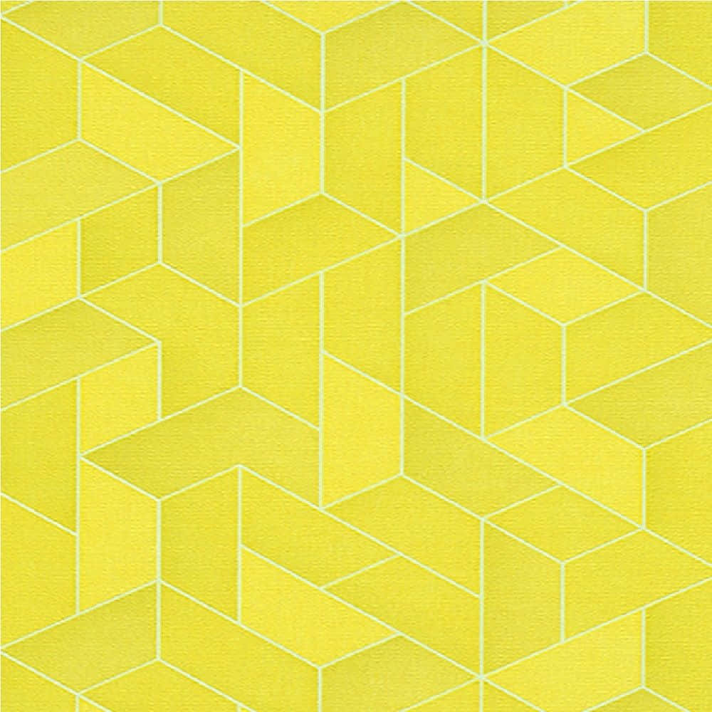 Yellow Geometric 1000 X 1000 Wallpaper Wallpaper