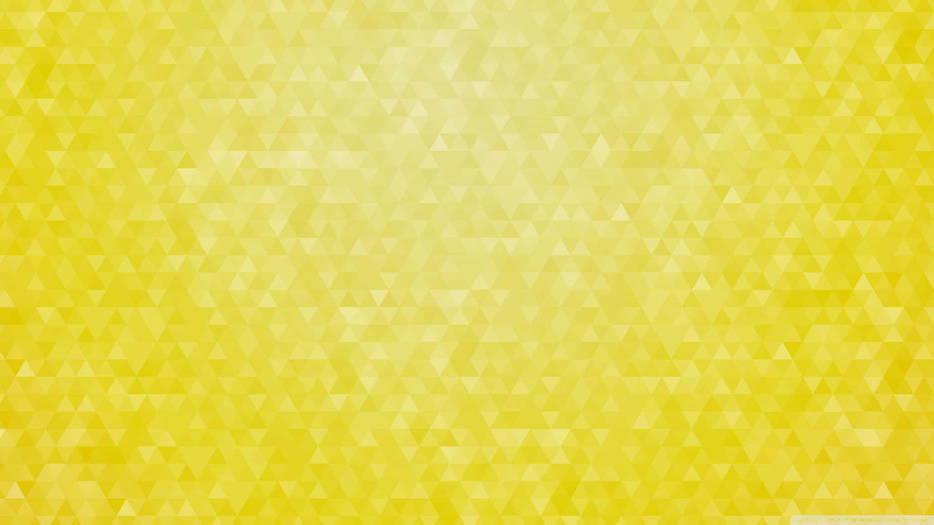 Vibrant Yellow Geometric Pattern Wallpaper