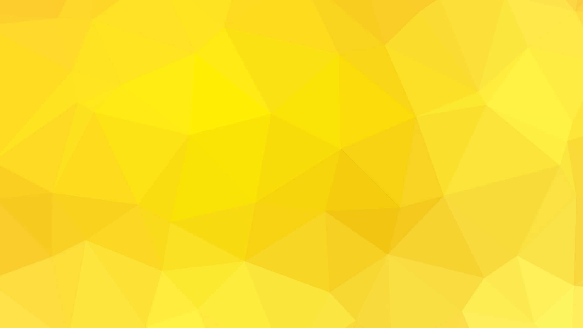 Vibrant Yellow Geometric Patterns Wallpaper