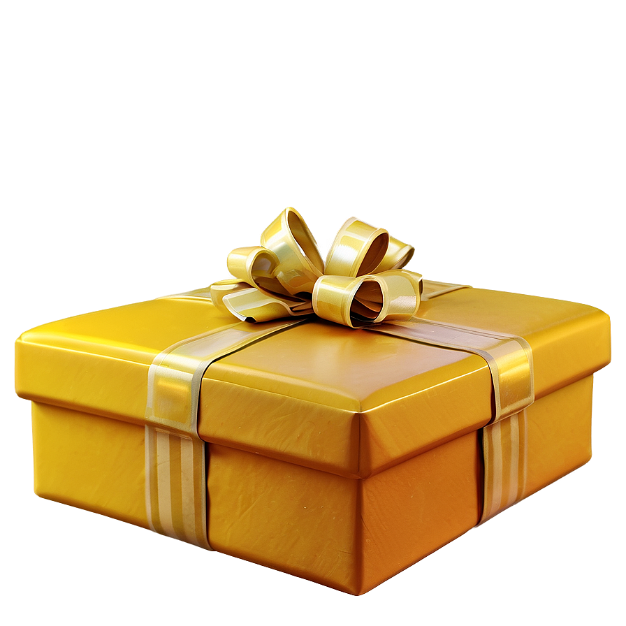 Yellow Gift Box Png Wcu44 PNG