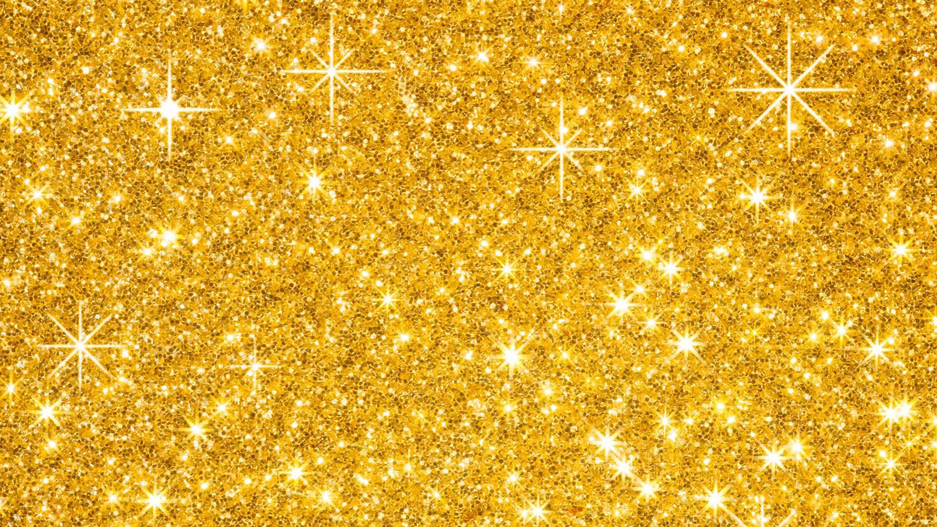 Add a spark of life to your world with this vibrant yellow glitter background