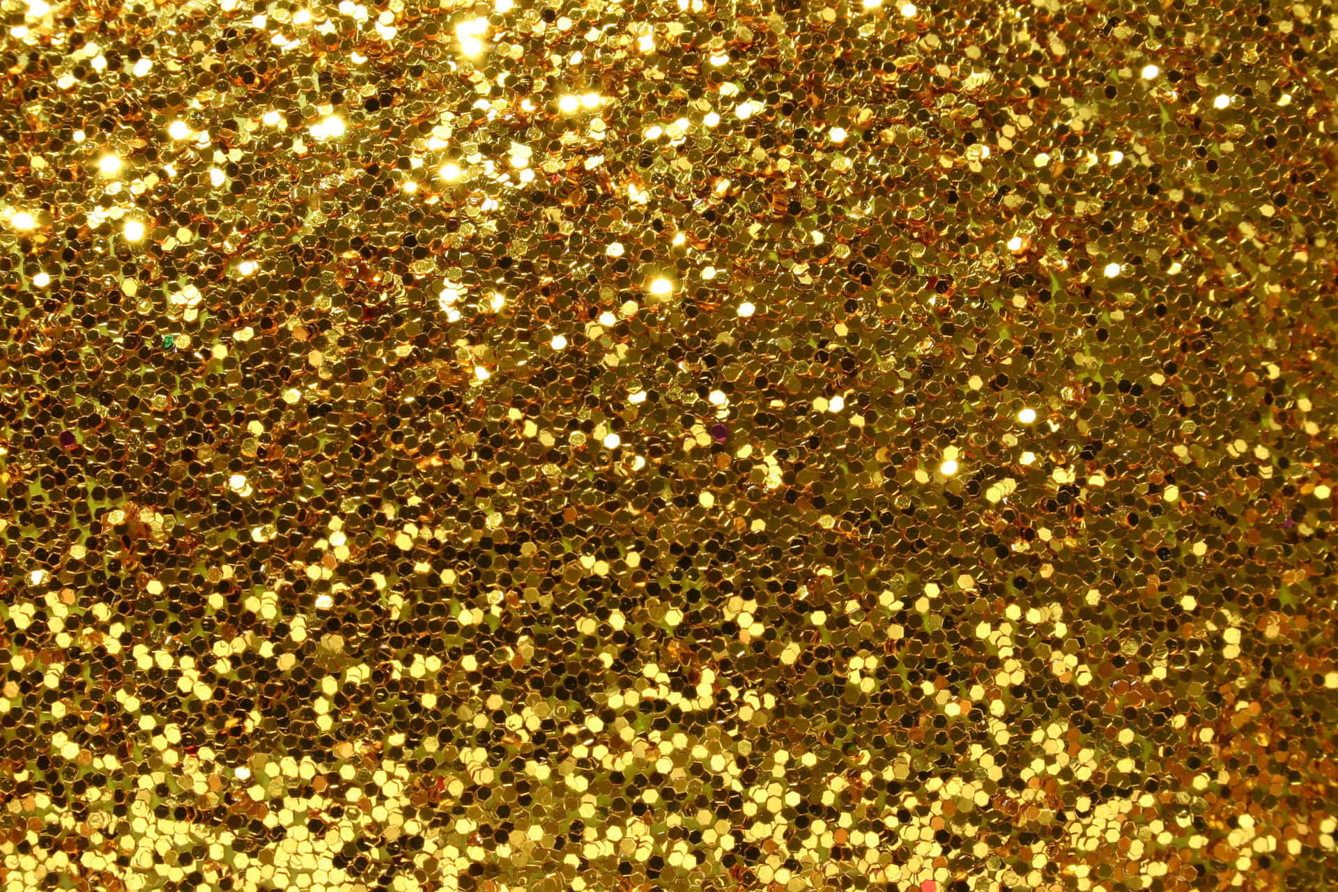 Enbakgrund Av Guldglitter Med Många Små Guldprickar