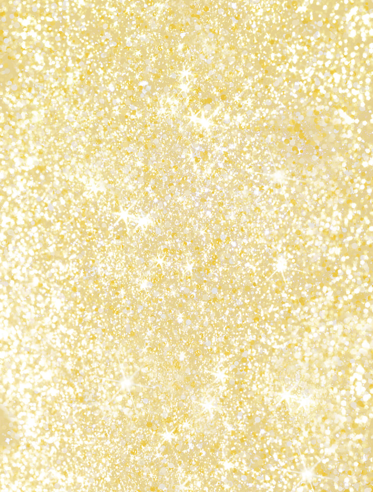 Illuminating, Sparkling Yellow Glitter Background