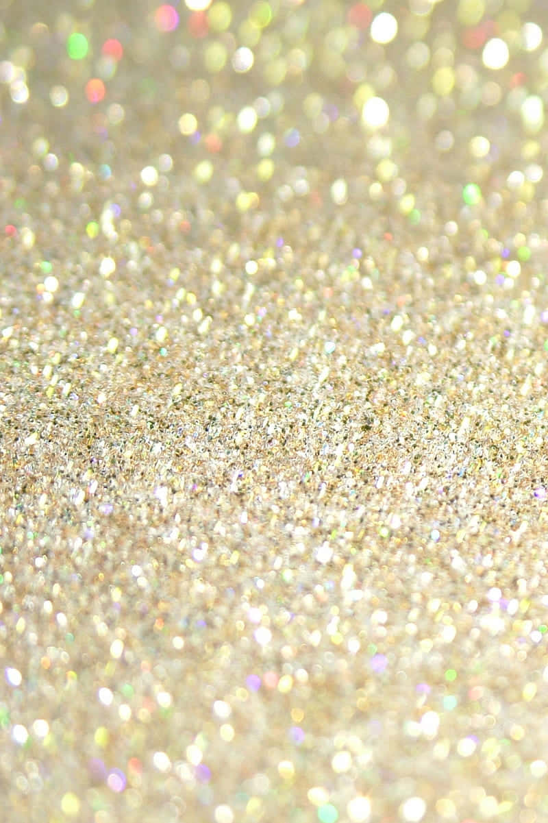 Level up your style with yellow glitter Wallpaper