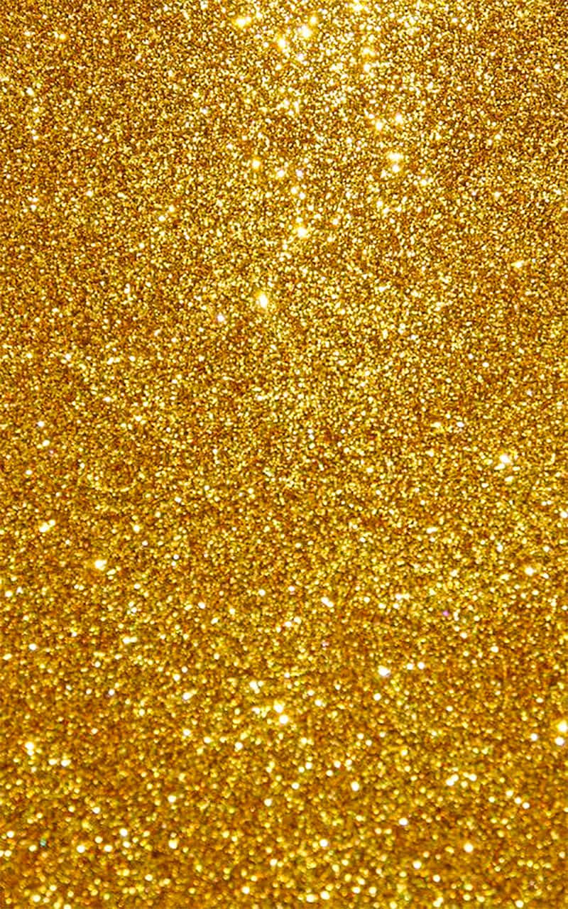 Shine your brightest with Yellow Glitter Wallpaper
