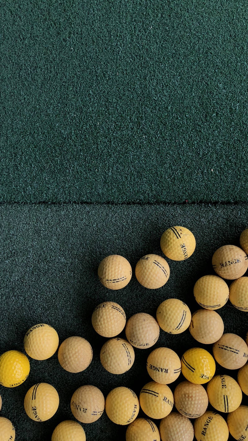 Yellow Golf Balls Iphone Wallpaper