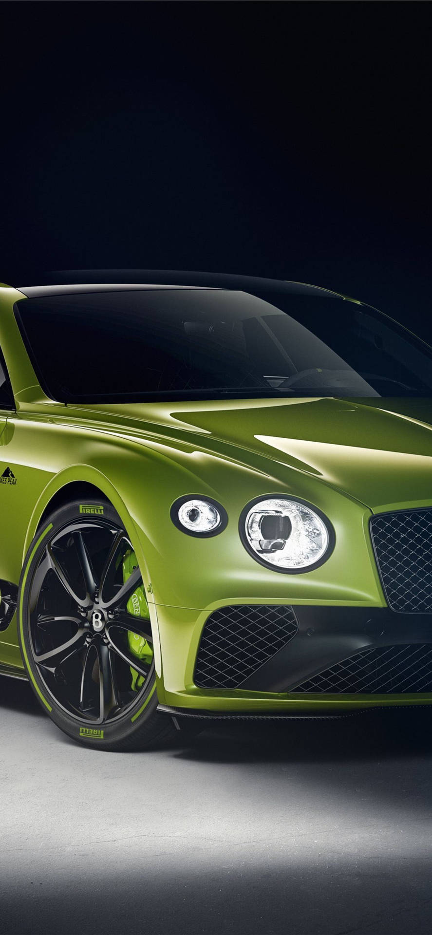Ipchone Bentley Giallo-verde Sfondo