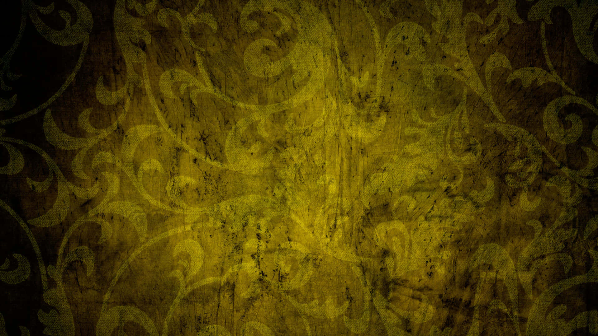Vibrant Yellow Grunge Texture Background