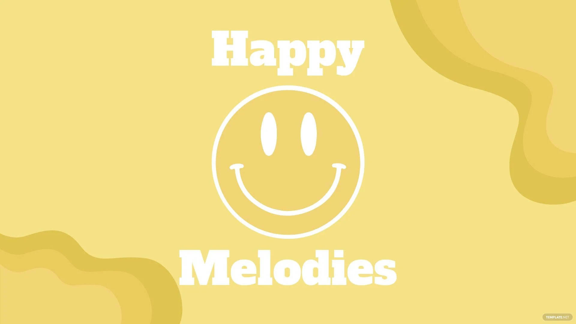 Yellow Happy Melodies Preppy PFP Wallpaper