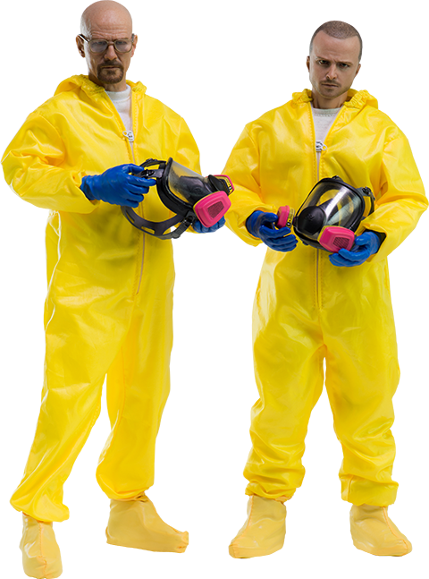 Yellow Hazmat Suit Duo PNG