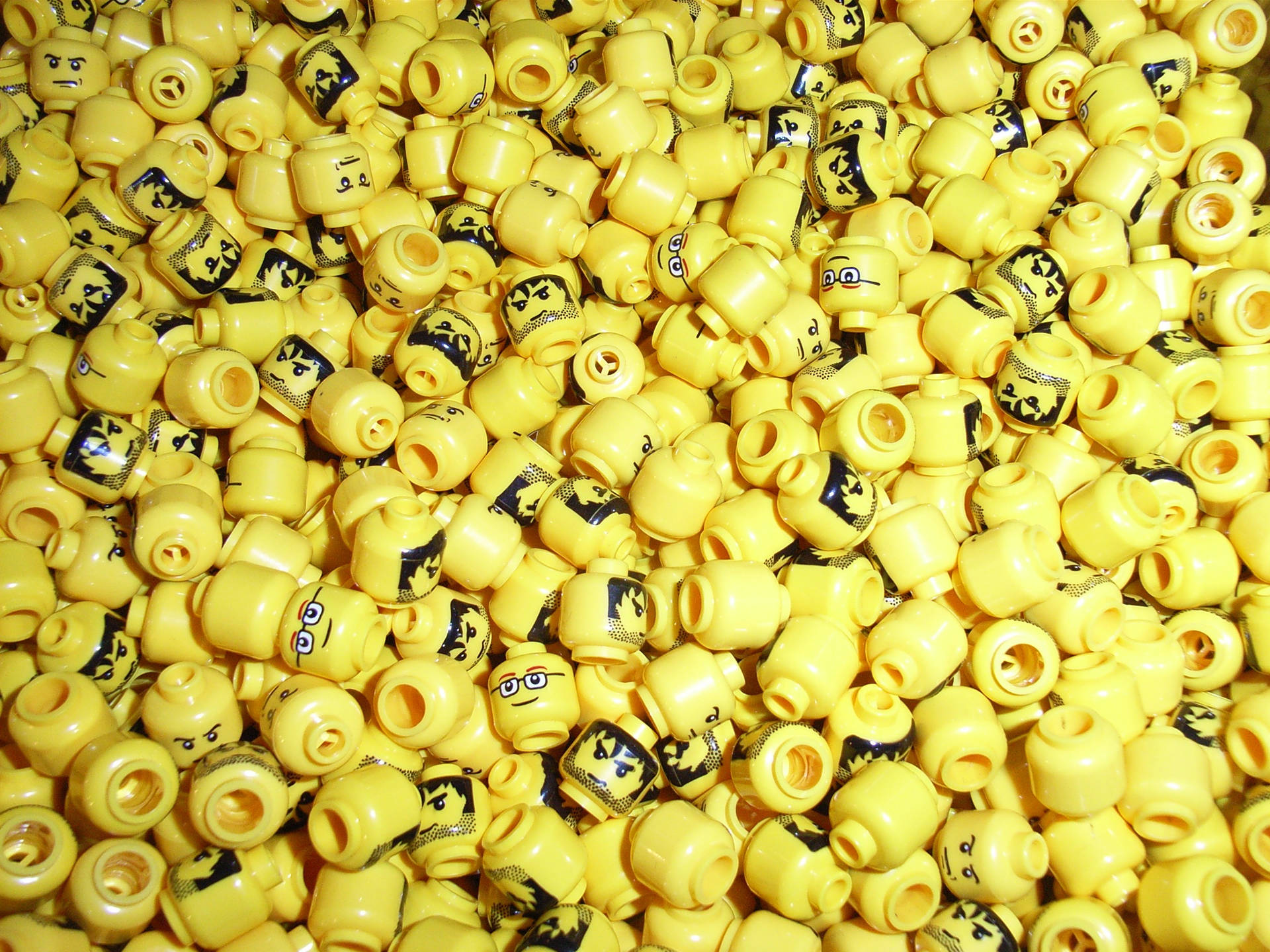Yellow Hd Lego Heads