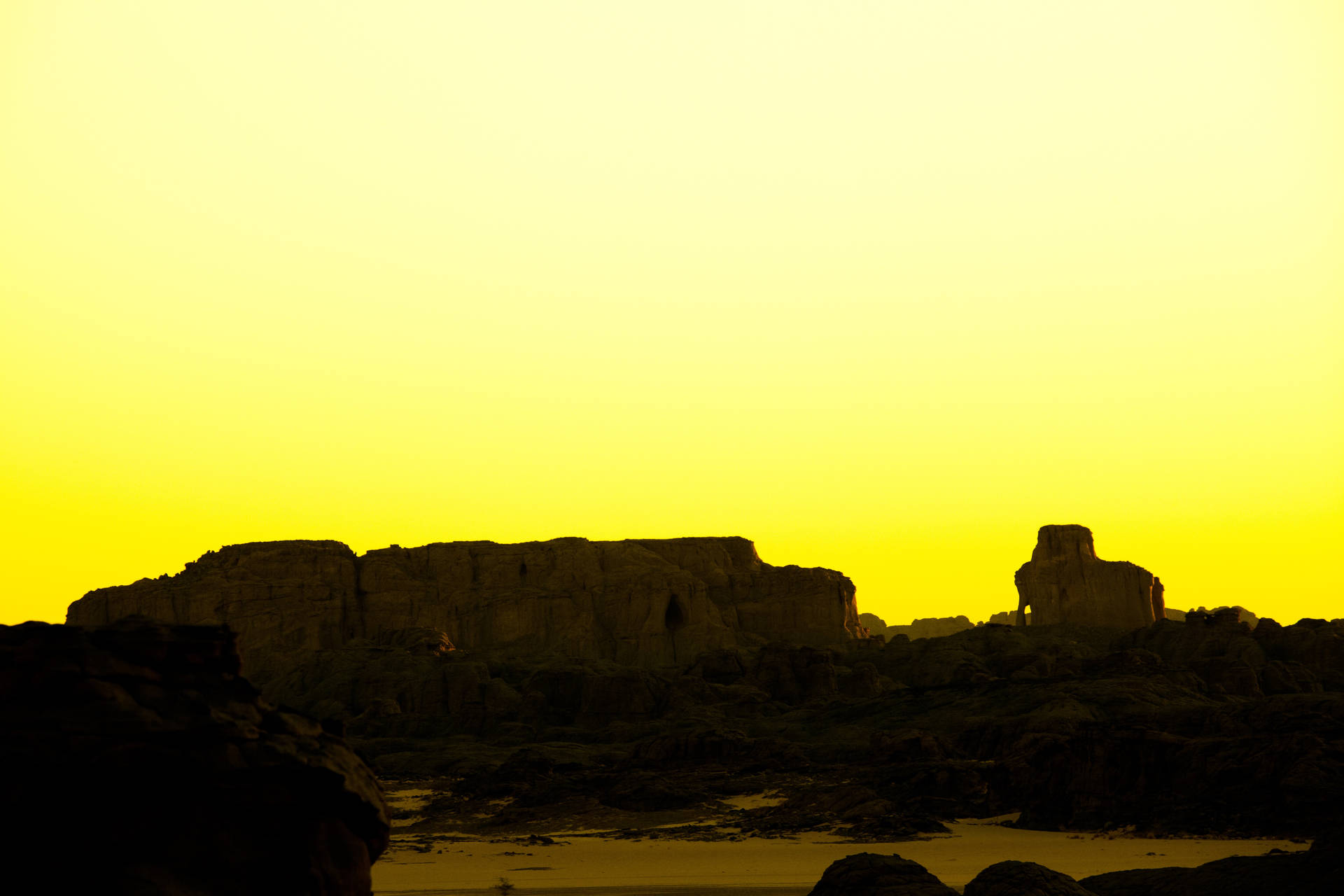 Yellow HD Sunrise Sky Wallpaper