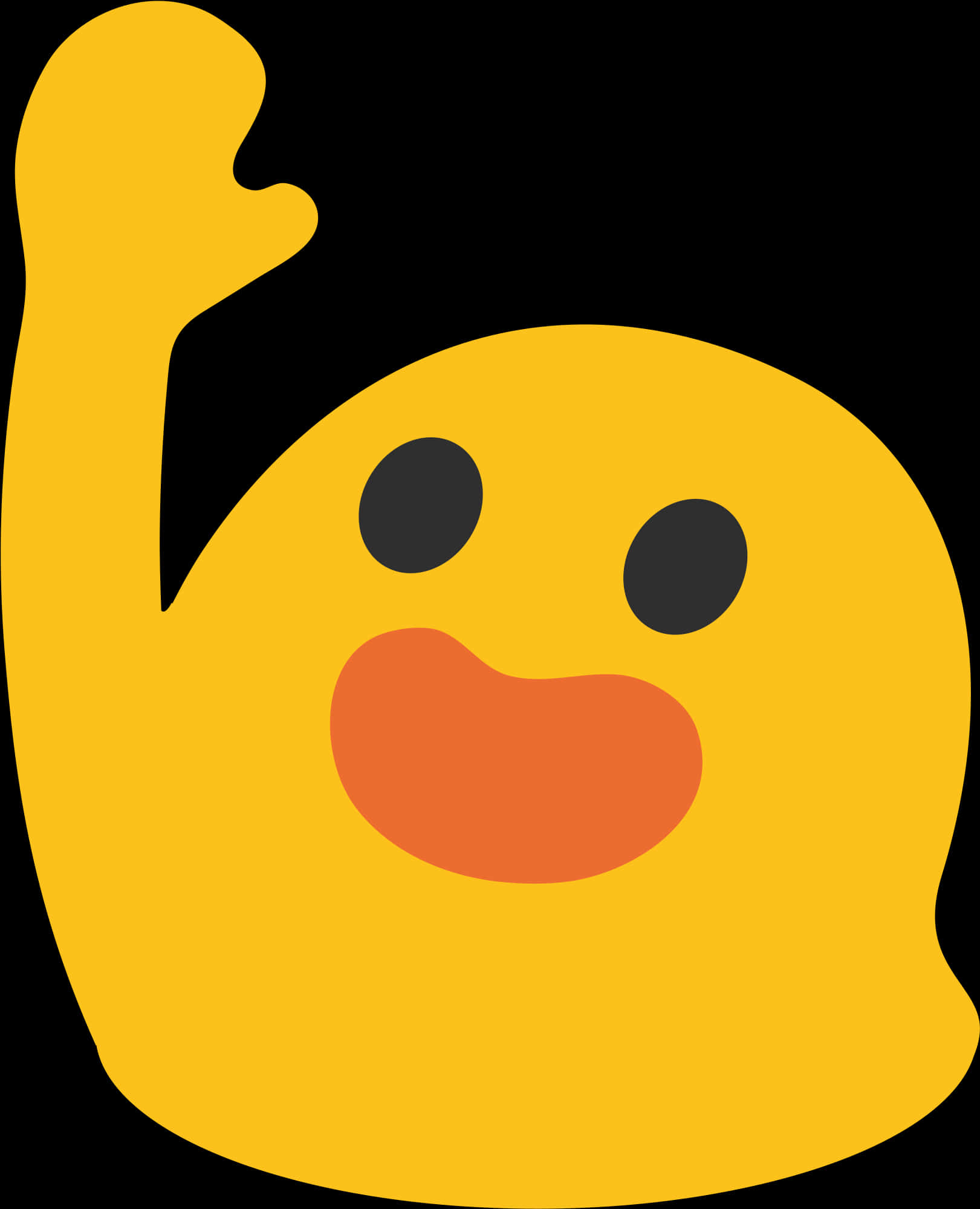 Yellow Heart Emoji Love Gesture PNG