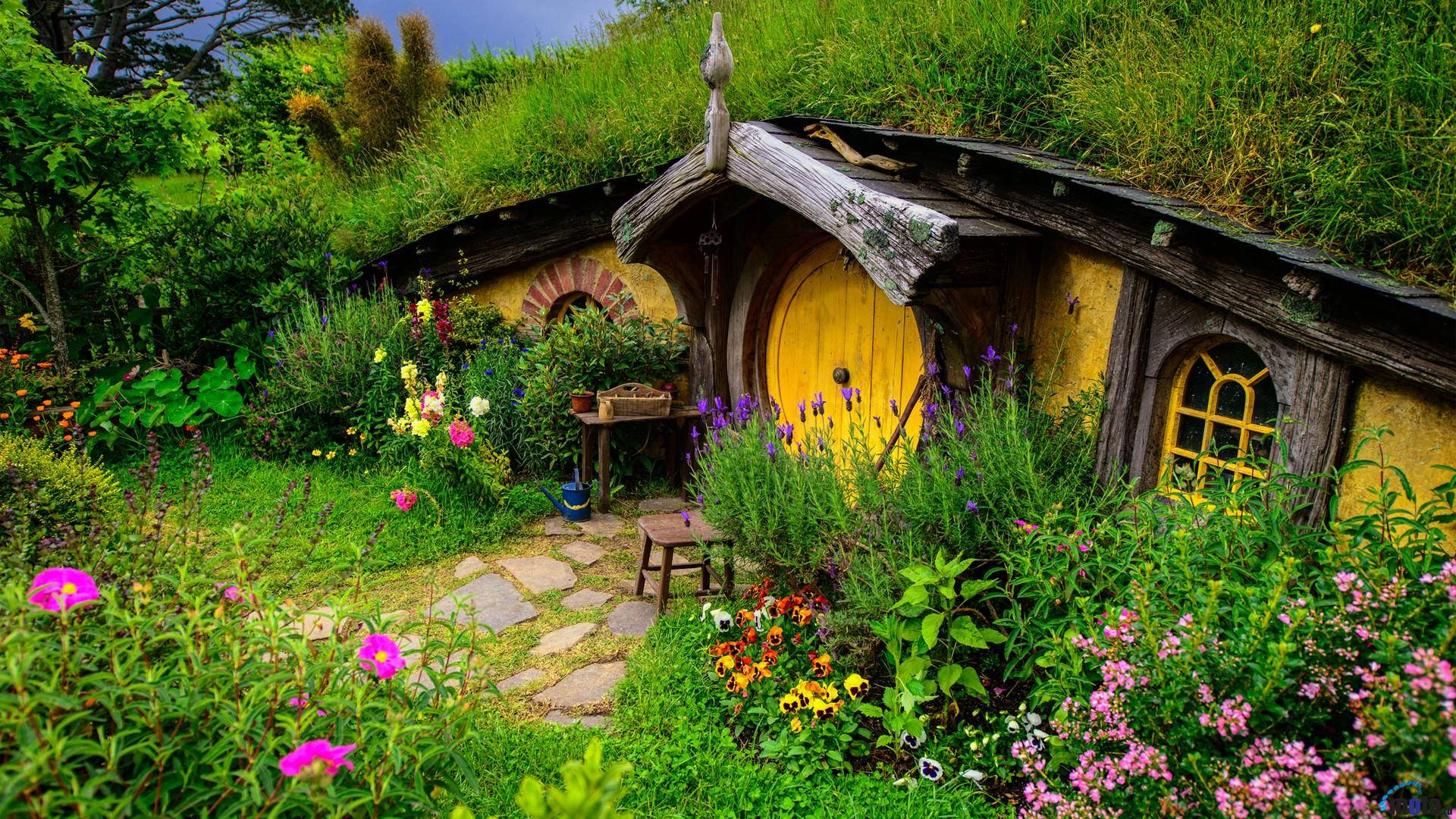 Yellow Hobbit House