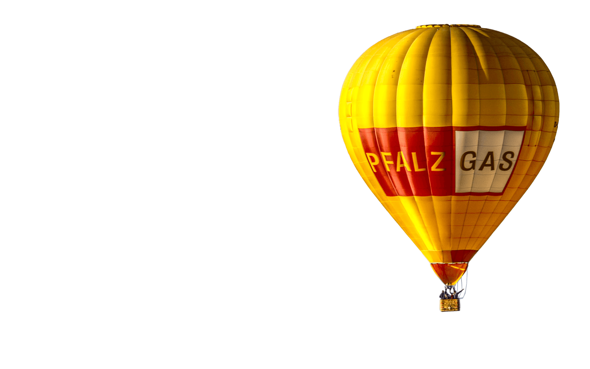 Yellow Hot Air Balloon Sky PNG