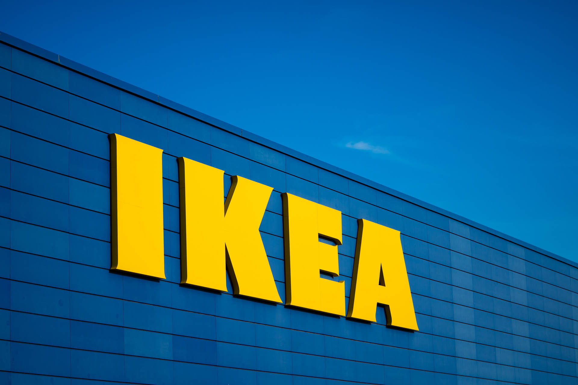 Yellow Ikea Logo Wallpaper