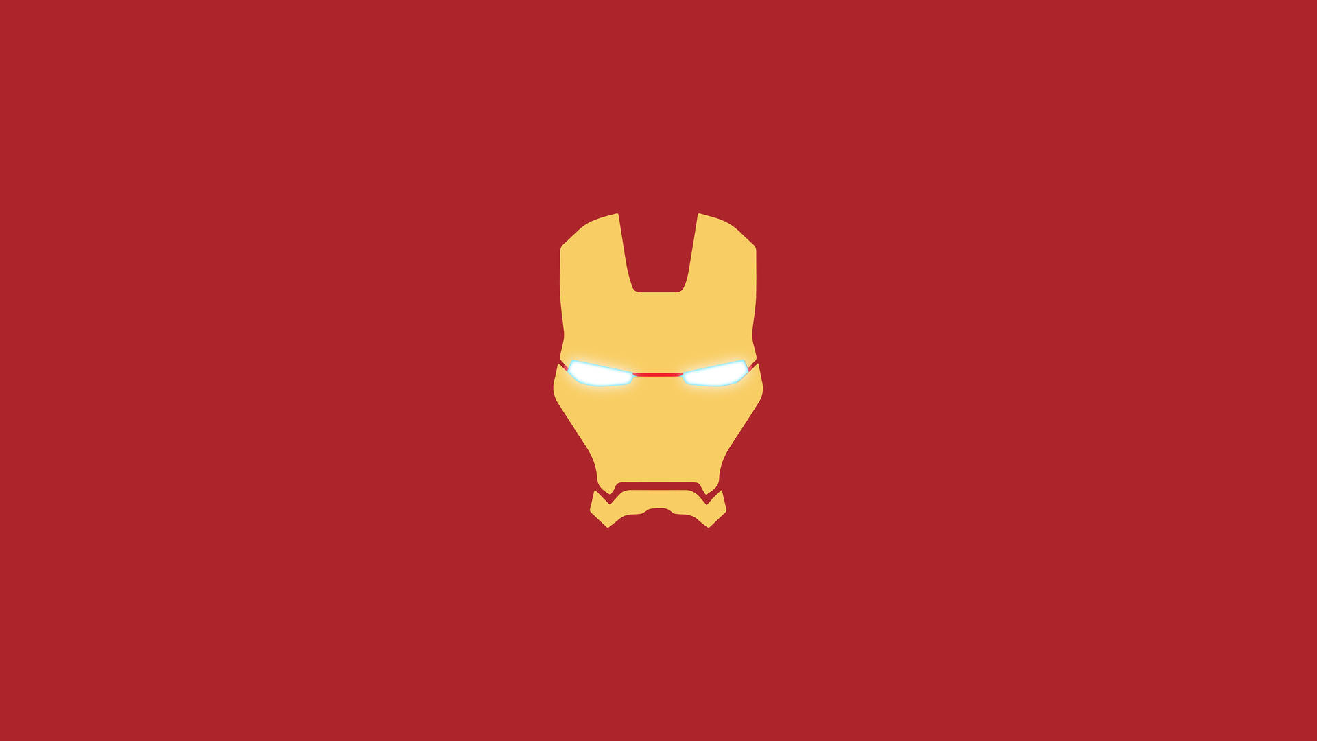 Logotipode Iron Man Amarillo. Fondo de pantalla