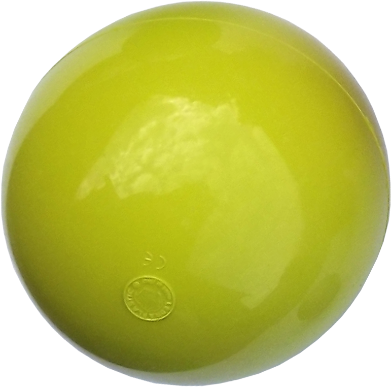 Yellow Jade Discwith Bubble PNG