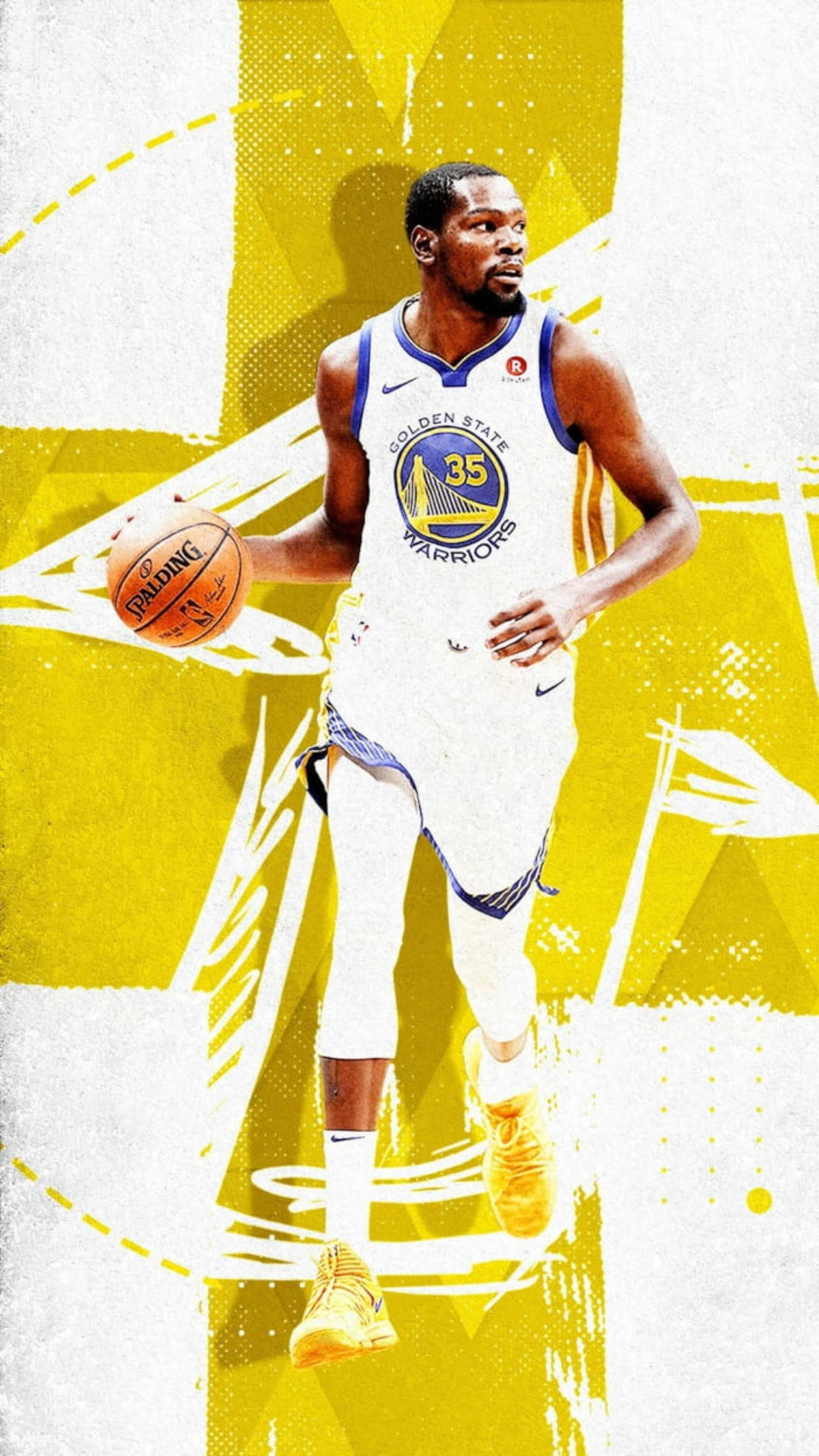 Yellow Kevin Durant Cool Wallpaper