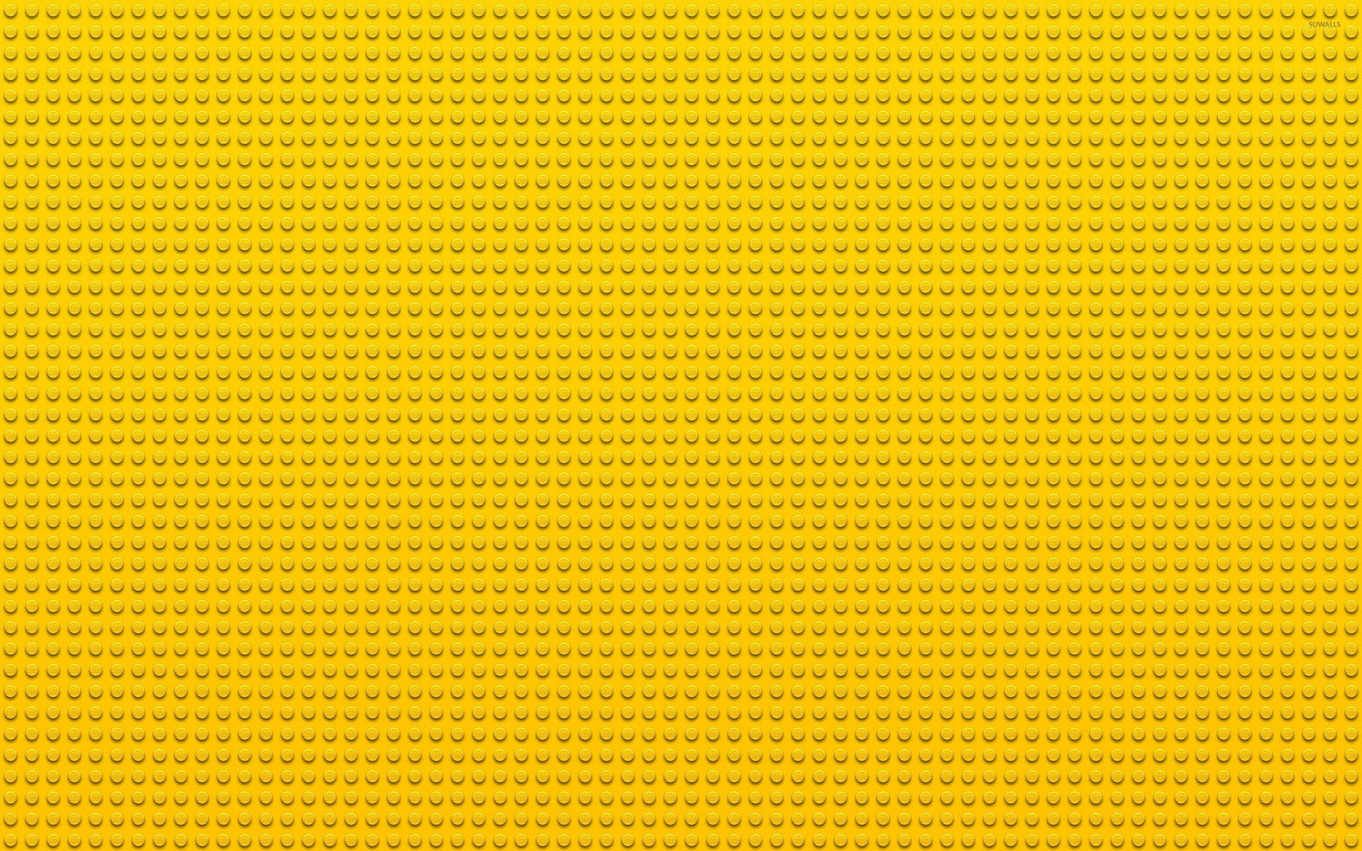Yellow Lego Inspired Background Wallpaper