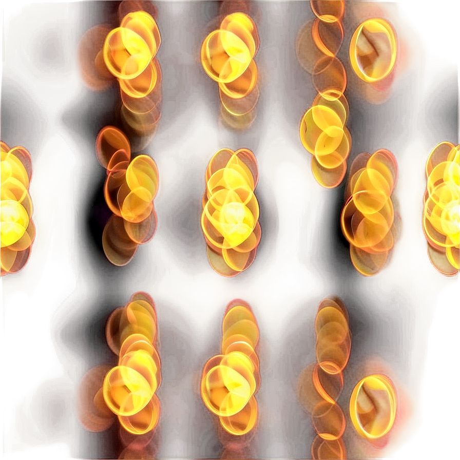 Yellow Light Bokeh Effect Png Qpn70 PNG