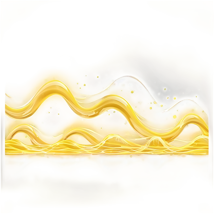 Yellow Light Wave Png 92 PNG