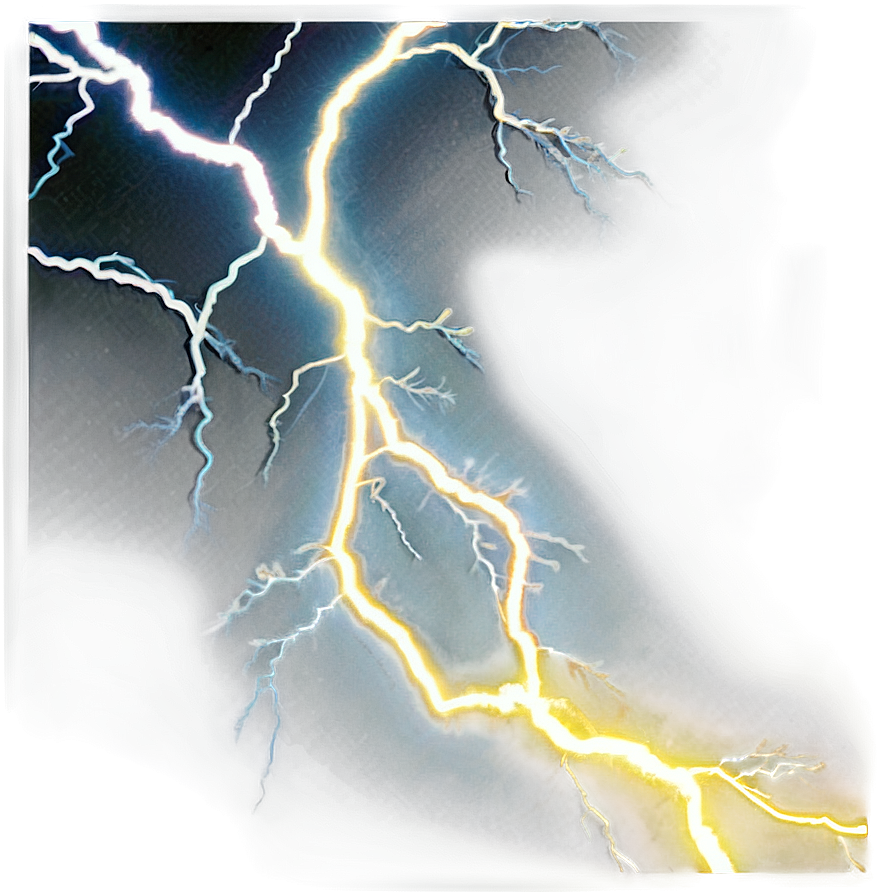 Yellow Lightning B PNG